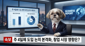 주 4일제 프랜차이즈 분석 리포트 도표